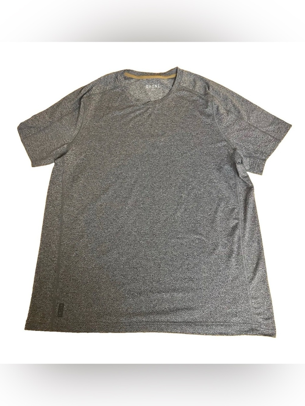 RHONE Invictus Training T-Shirt Mens XL Gray Short Sleeve Performance Stretch